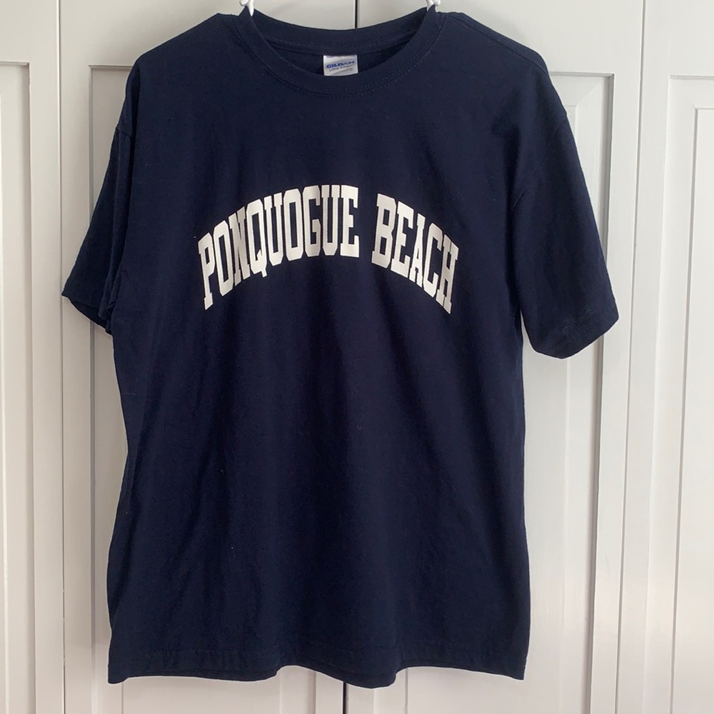 Vintage Ponquogue Beach Tee